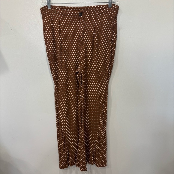 Free People Pants - Free People Can’t Take My Eyes Off You Flare High Rise Polka Dots Women’s Large